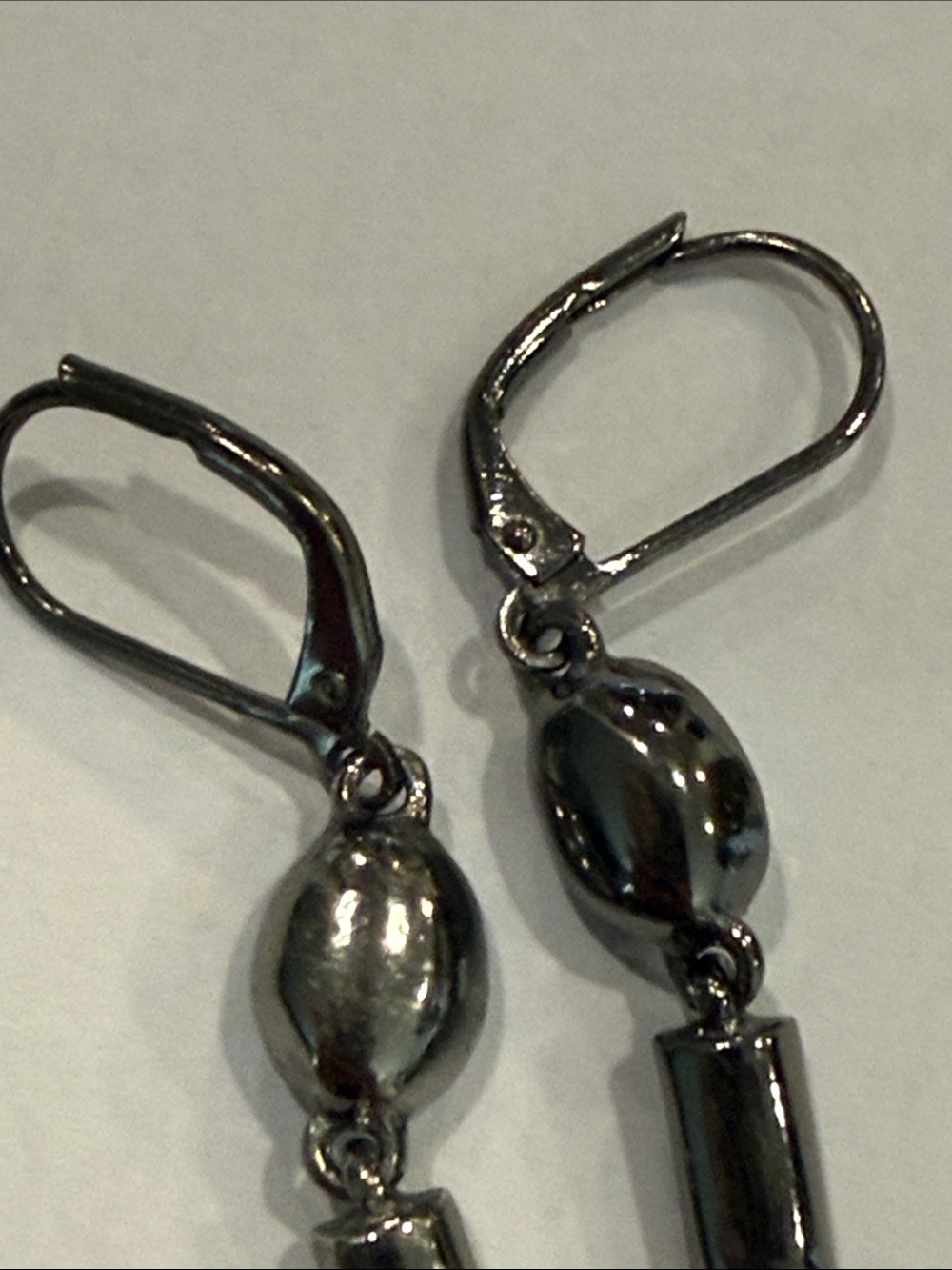 Givenchy Blue Crystal Drop Earrings - Picture 5 of 11